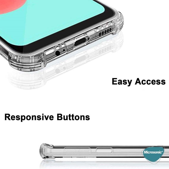 Microsonic TECNO Pova 3 Kılıf Shock Absorbing Şeffaf 3