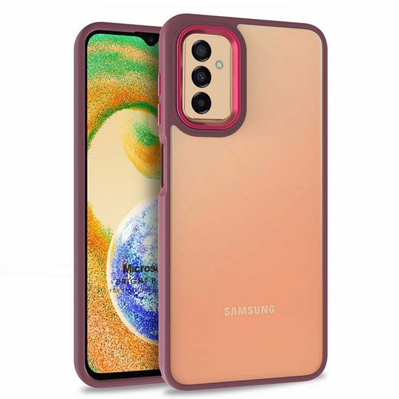 Microsonic Samsung Galaxy A04S Kılıf Bright Planet Kırmızı 1