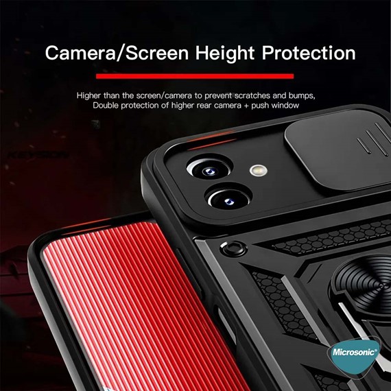 Microsonic Infinix Note 30 Pro Kılıf Impact Resistant Lacivert 2