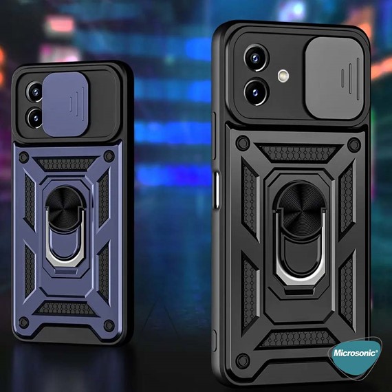 Microsonic Infinix Note 30 Pro Kılıf Impact Resistant Lacivert 4