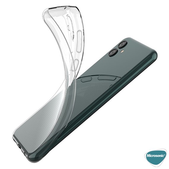 Microsonic Samsung Galaxy A04e Kılıf Transparent Soft Şeffaf 2