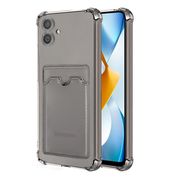 Microsonic Samsung Galaxy A05 Card Slot Shock Kılıf Füme 1