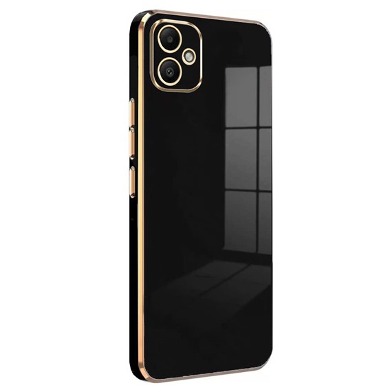 Microsonic Samsung Galaxy A06 Kılıf Olive Plated Siyah 1