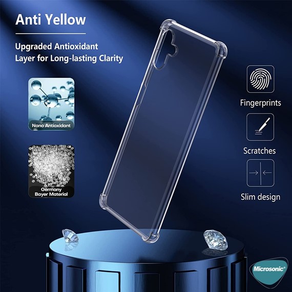 Microsonic Samsung Galaxy A05 Kılıf Shock Absorbing Şeffaf 5