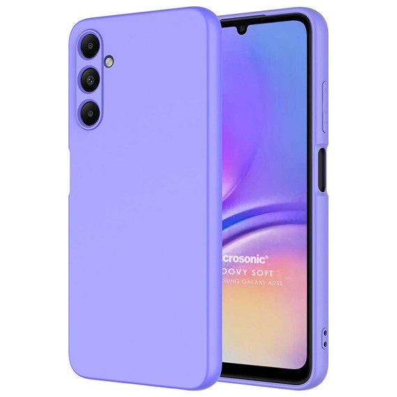 Microsonic Samsung Galaxy A05s Kılıf Groovy Soft Lila 1