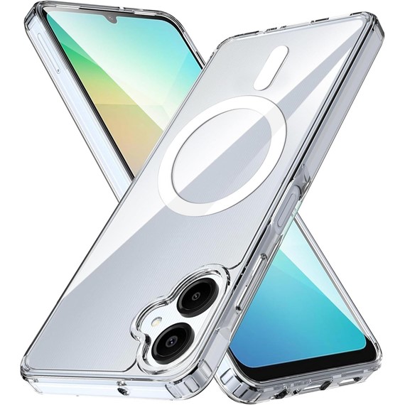 Microsonic Samsung Galaxy A06 Kılıf MagSafe Clear Sararmaz Şeffaf 3