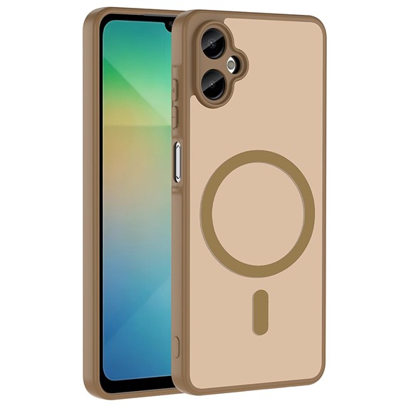 Microsonic Samsung Galaxy A06 Kılıf MagSmoke Neo Gold 1