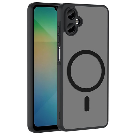 Microsonic Samsung Galaxy A06 Kılıf MagSmoke Neo Siyah 1