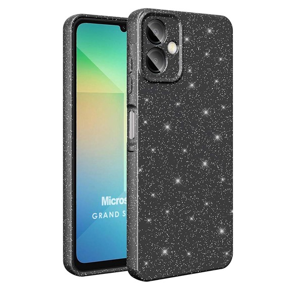 Microsonic Samsung Galaxy A07 Kılıf Grand Stardust Siyah 1