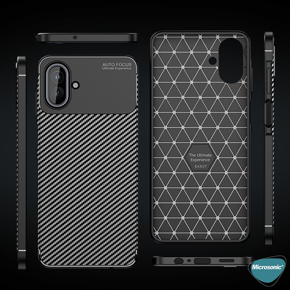 Microsonic Samsung Galaxy A07 Kılıf Legion Series Siyah 6