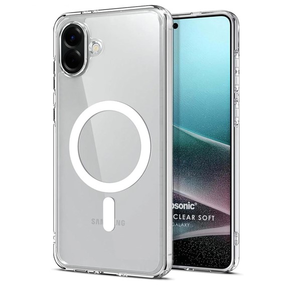 Microsonic Samsung Galaxy A07 Kılıf MagSafe Clear Sararmaz Şeffaf 1