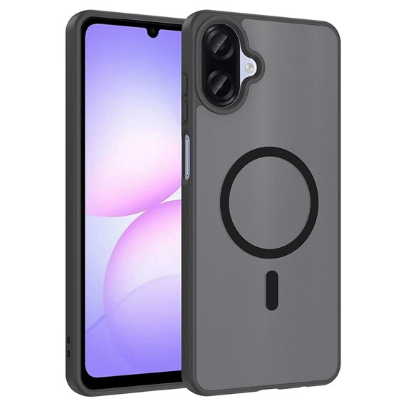 Microsonic Samsung Galaxy A07 Kılıf MagSmoke Neo Siyah 1