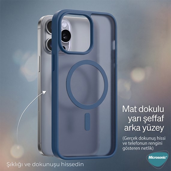 Microsonic Samsung Galaxy A07 Kılıf MagSmoke Neo Gri 5