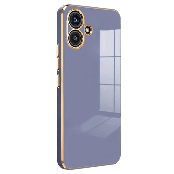 Microsonic Samsung Galaxy A07 Kılıf Olive Plated Lavanta Grisi 1