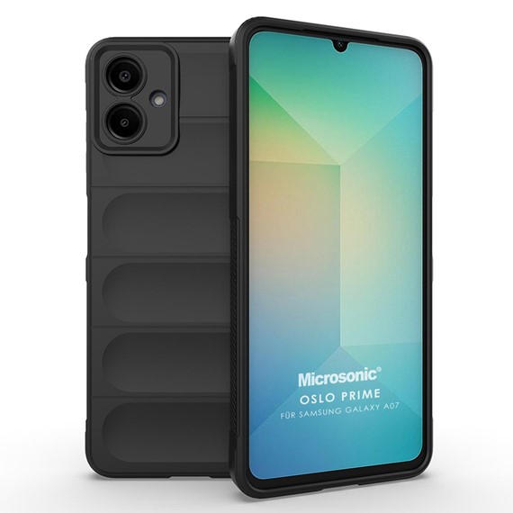 Microsonic Samsung Galaxy A07 Kılıf Oslo Prime Siyah 1