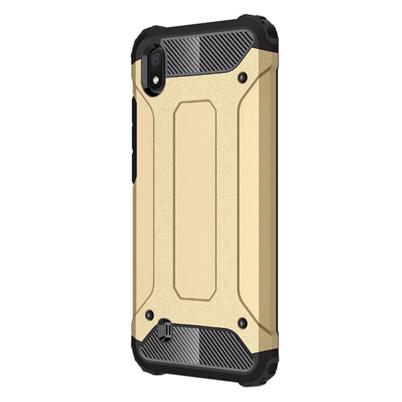 Microsonic Samsung Galaxy A10 Kılıf Rugged Armor Gold 2