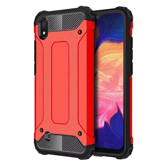 Microsonic Samsung Galaxy A10 Kılıf Rugged Armor Kırmızı 1