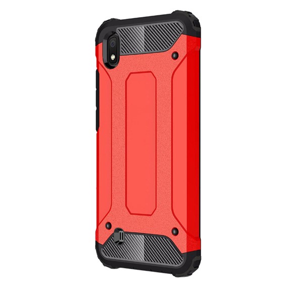 Microsonic Samsung Galaxy A10 Kılıf Rugged Armor Kırmızı 2