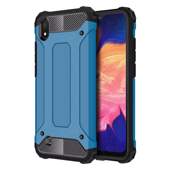 Microsonic Samsung Galaxy A10 Kılıf Rugged Armor Mavi 1