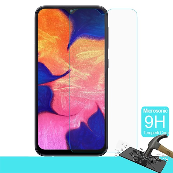 Microsonic Samsung Galaxy A10 Temperli Cam Ekran Koruyucu 1