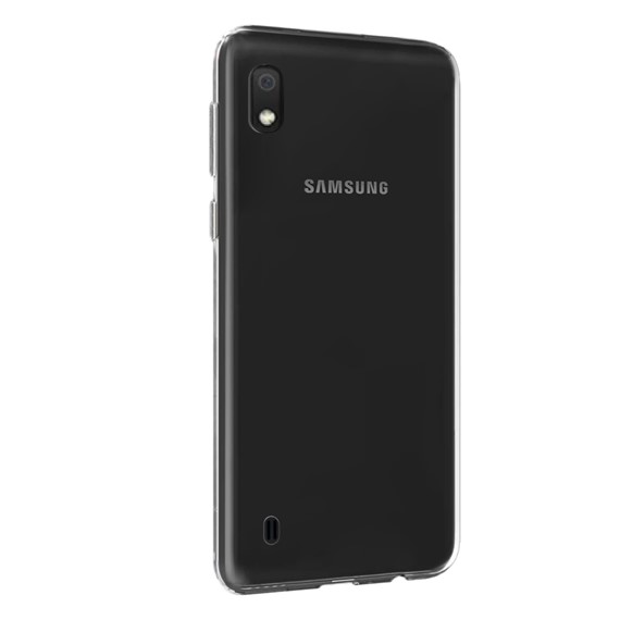 Microsonic Samsung Galaxy A10 Kılıf Transparent Soft Beyaz 2