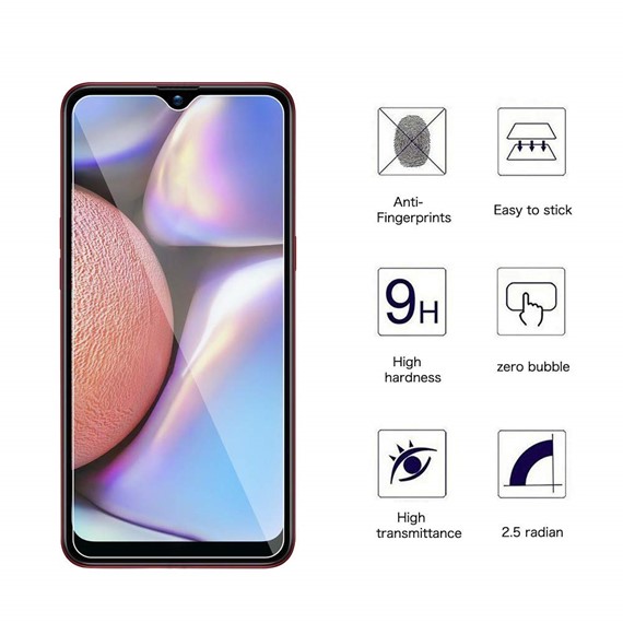 Microsonic Samsung Galaxy A10s Temperli Cam Ekran Koruyucu 5