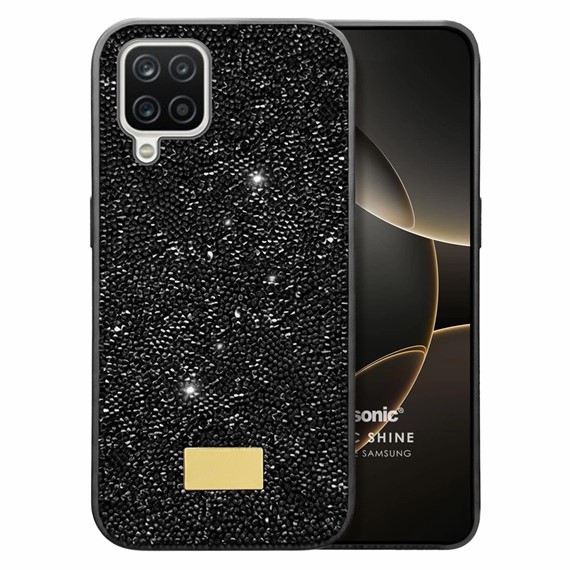Microsonic Samsung Galaxy M12 Kılıf Cosmic Shine Siyah 1