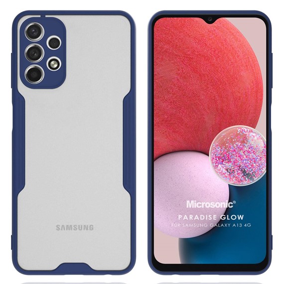 Microsonic Samsung Galaxy A13 4G Kılıf Paradise Glow Lacivert 1
