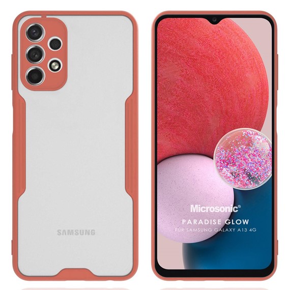 Microsonic Samsung Galaxy A13 4G Kılıf Paradise Glow Pembe 1