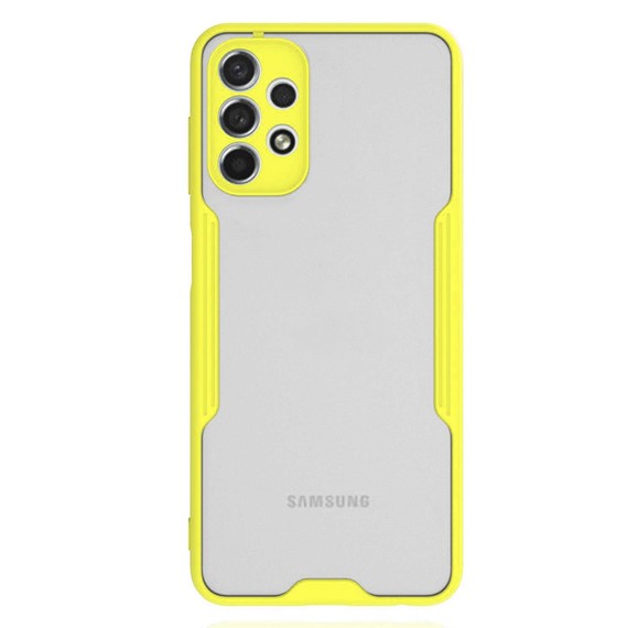 Microsonic Samsung Galaxy A13 4G Kılıf Paradise Glow Sarı 2