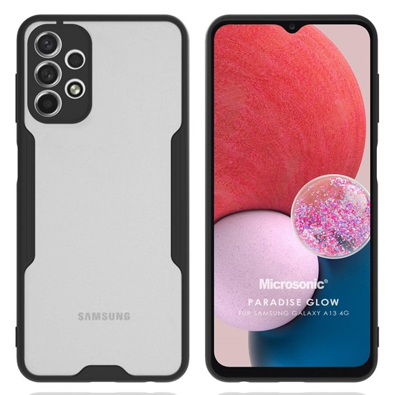 Microsonic Samsung Galaxy A13 4G Kılıf Paradise Glow Siyah 1