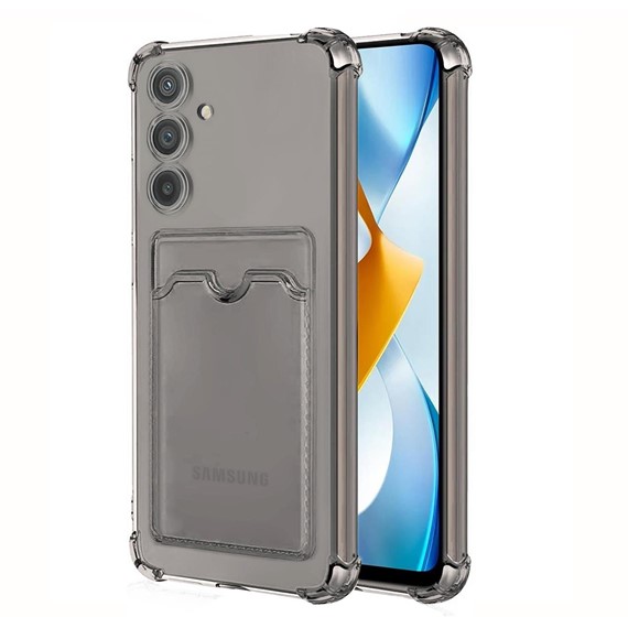 Microsonic Samsung Galaxy A24 Card Slot Shock Kılıf Siyah 1