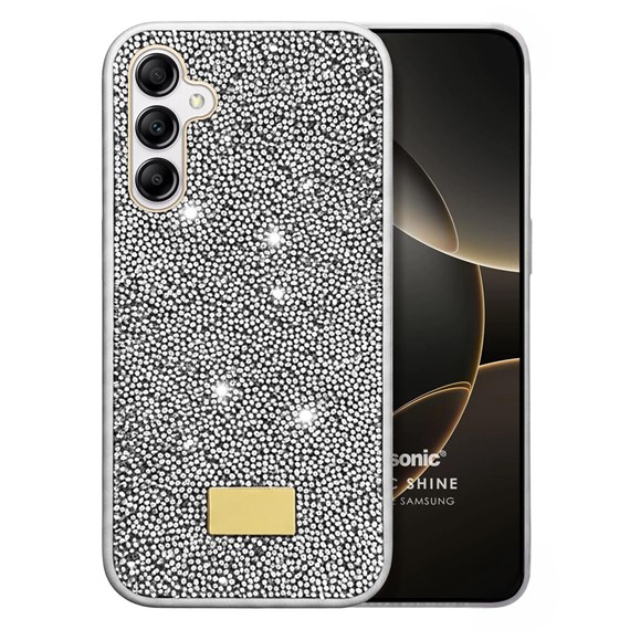 Microsonic Samsung Galaxy A34 Kılıf Cosmic Shine Gümüş 1