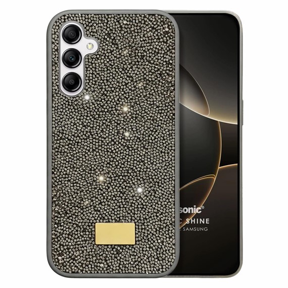 Microsonic Samsung Galaxy A34 Kılıf Cosmic Shine Koyu Gri 1