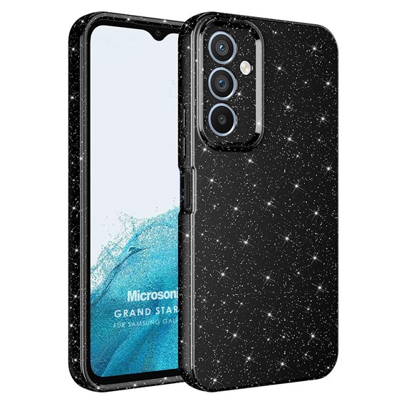 Microsonic Samsung Galaxy A14 Kılıf Grand Stardust Siyah 1