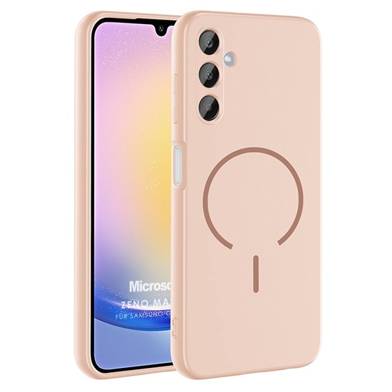 Microsonic Samsung Galaxy A14 Kılıf Zeno MagSafe Rose Gold 1