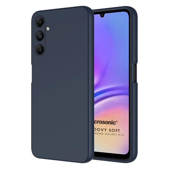 Microsonic Samsung Galaxy A16 Kılıf Groovy Soft Lacivert 1