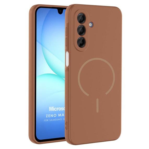 Microsonic Samsung Galaxy A26 Kılıf Zeno MagSafe Kahverengi 1