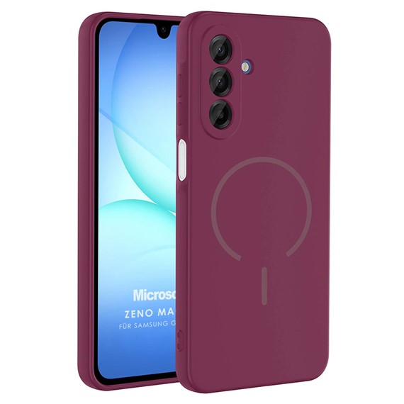 Microsonic Samsung Galaxy A17 Kılıf Zeno MagSafe Mürdüm 1