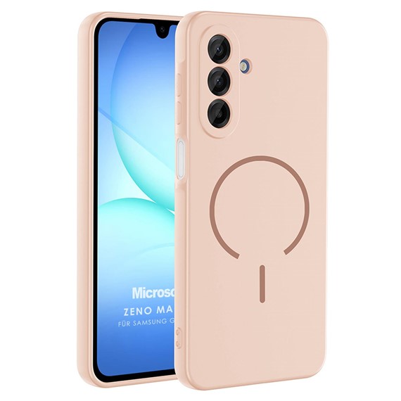 Microsonic Samsung Galaxy A17 Kılıf Zeno MagSafe Rose Gold 1