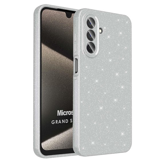 Microsonic Samsung Galaxy A17 Kılıf Grand Stardust Gümüş 1