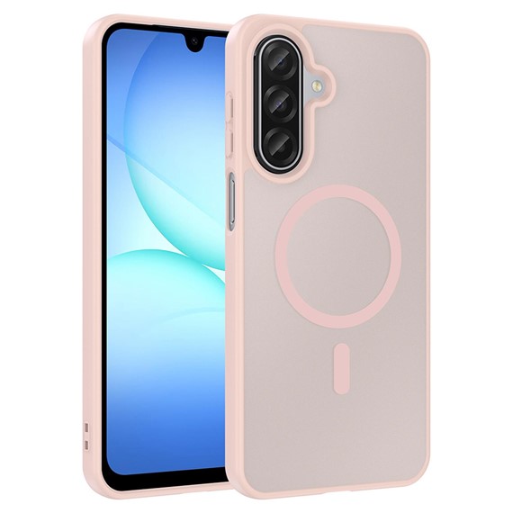 Microsonic Samsung Galaxy A17 Kılıf MagSmoke Neo Pembe 1