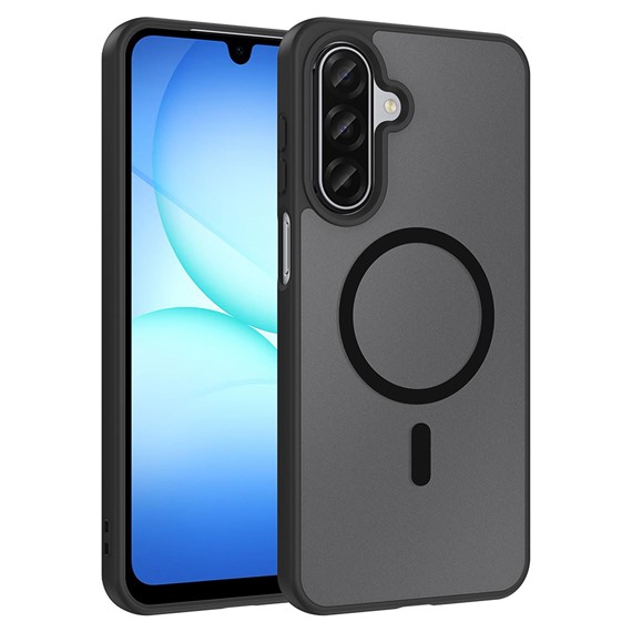 Microsonic Samsung Galaxy A17 Kılıf MagSmoke Neo Siyah 1