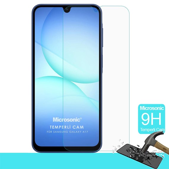Microsonic Samsung Galaxy A17 Tempered Glass Cam Ekran Koruyucu 2
