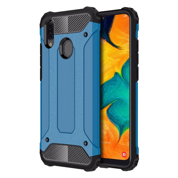 Microsonic Samsung Galaxy A30 Kılıf Rugged Armor Mavi 1