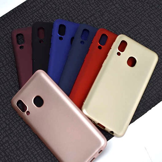 Microsonic Matte Silicone Samsung Galaxy A20e Kılıf Gold 5