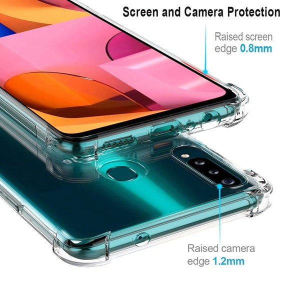 Microsonic Shock Absorbing Kılıf Samsung Galaxy A20s Şeffaf 4