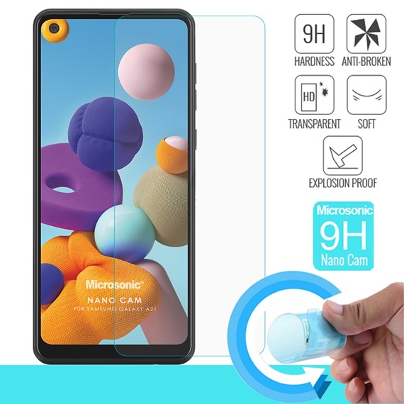 Microsonic Samsung Galaxy A21 Nano Cam Ekran Koruyucu 1