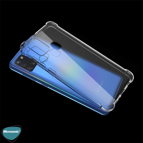 Microsonic Shock Absorbing Kılıf Samsung Galaxy A21s Şeffaf 5