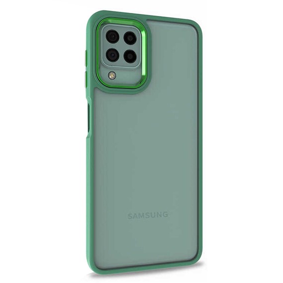 Microsonic Samsung Galaxy A22 4G Kılıf Bright Planet Yeşil 2